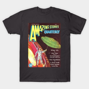 Flying Saucer Vintage Comic Cover T-Shirt